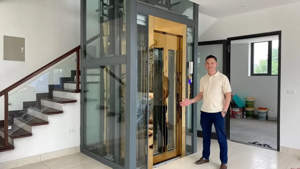 Thang máy gia đình cho nhà 5 tầng