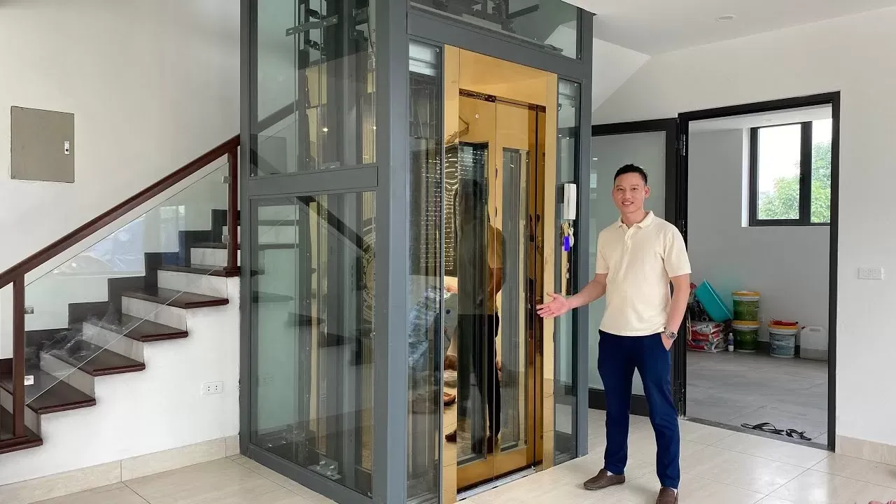 Diện tích bố trí thang máy