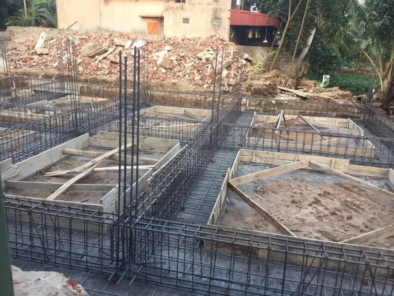 Tổ chức và sắp xếp quy trình thi công móng băng