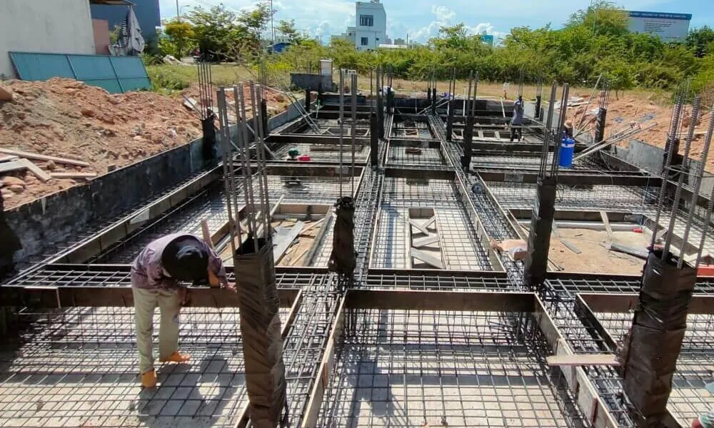 Công tác chuẩn bị mặt bằng thi công