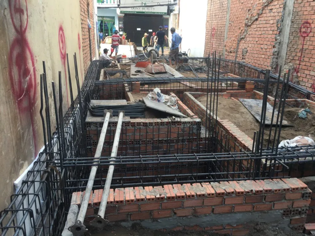 Cách thi công giằng móng cọc sau khi đã tính toán