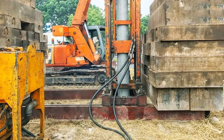 Phương pháp ép đỉnh cọc bê tông (ép tĩnh thủ công)