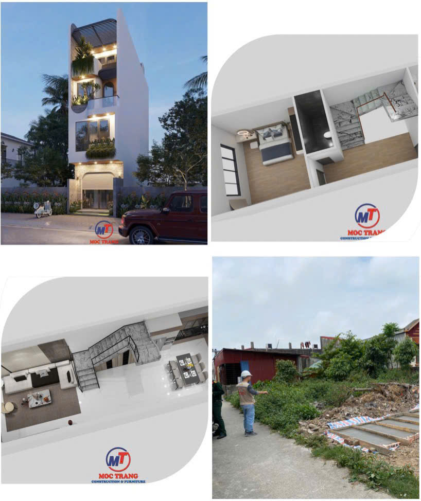 Thông tin mẫu nhà 4 tầng 5x12m tại Dương Kinh