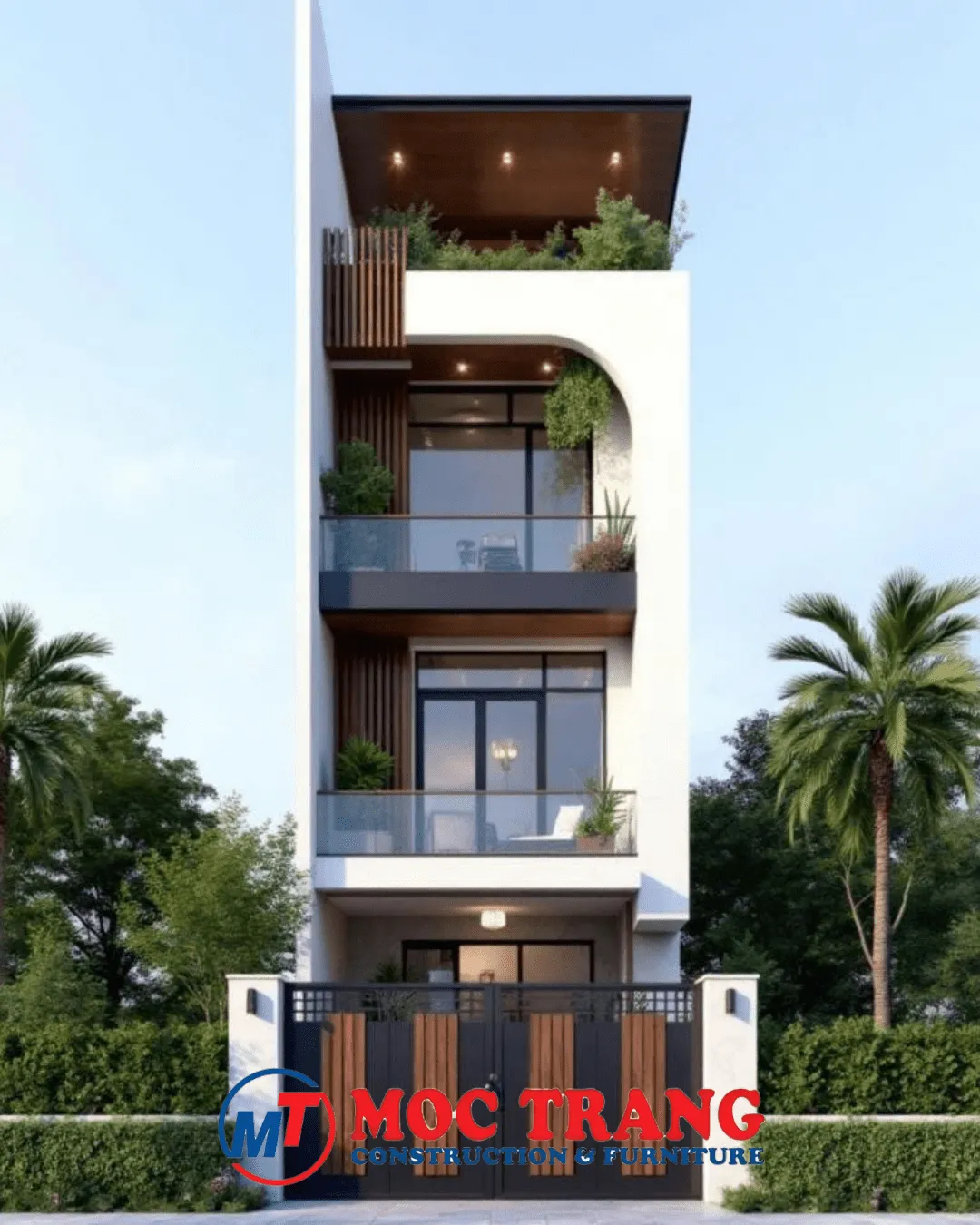 Nhà phố 4 tầng