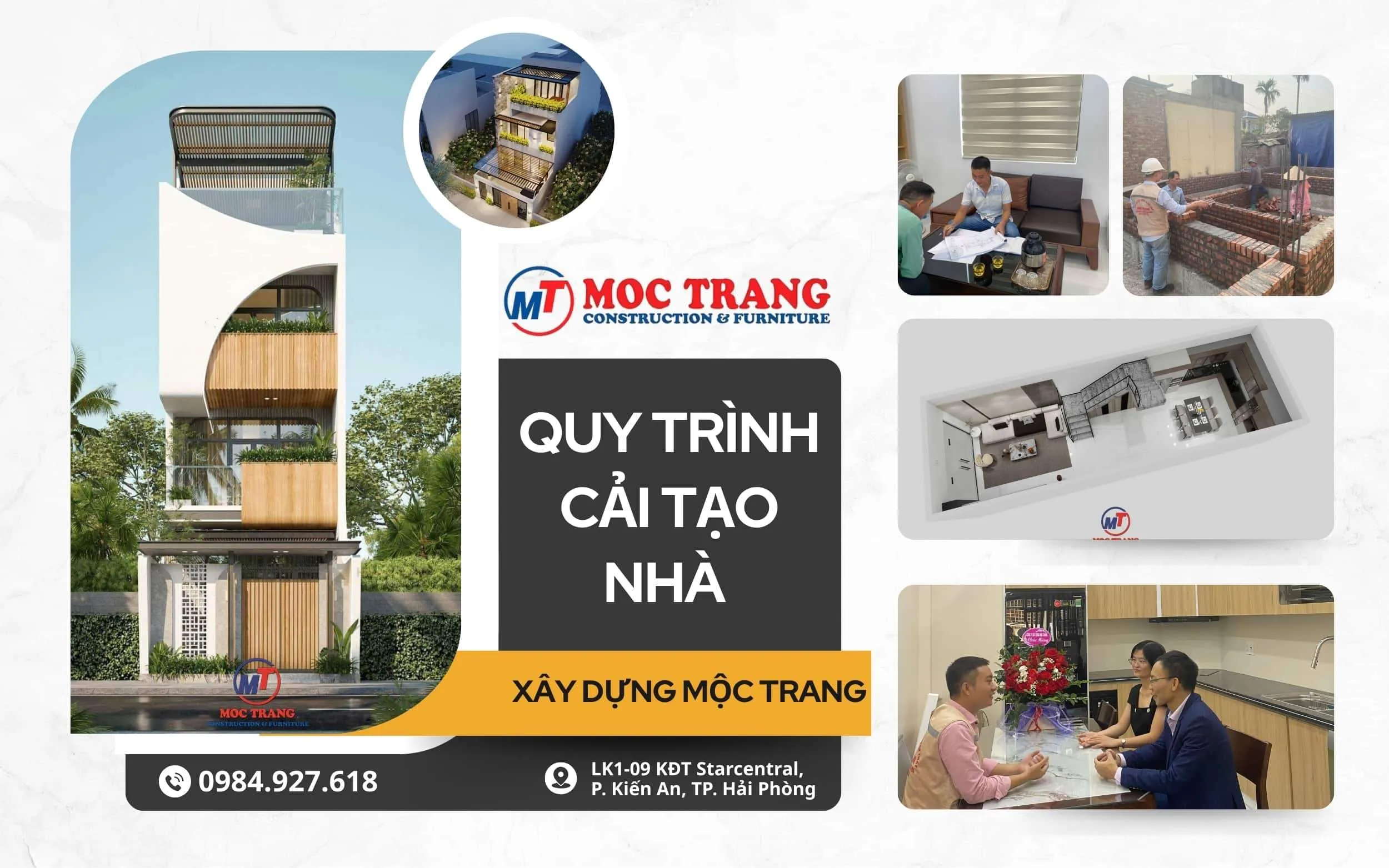 quy trình cải tạo nhà Hải Phòng