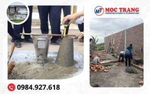 cách kiểm tra độ sụt bê tông