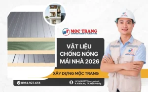 vật liệu chống nóng mái nhà