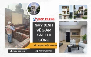 Quy định về tư vấn giám sát thi công