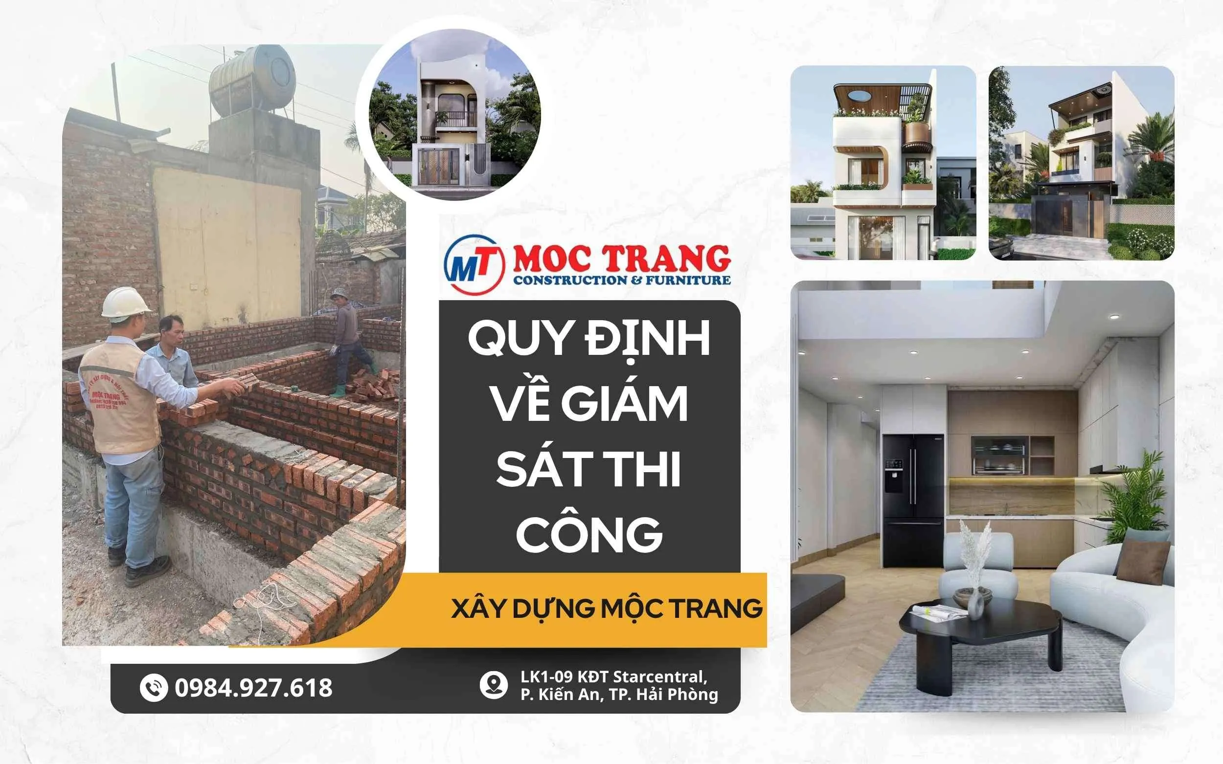 Quy định về tư vấn giám sát thi công