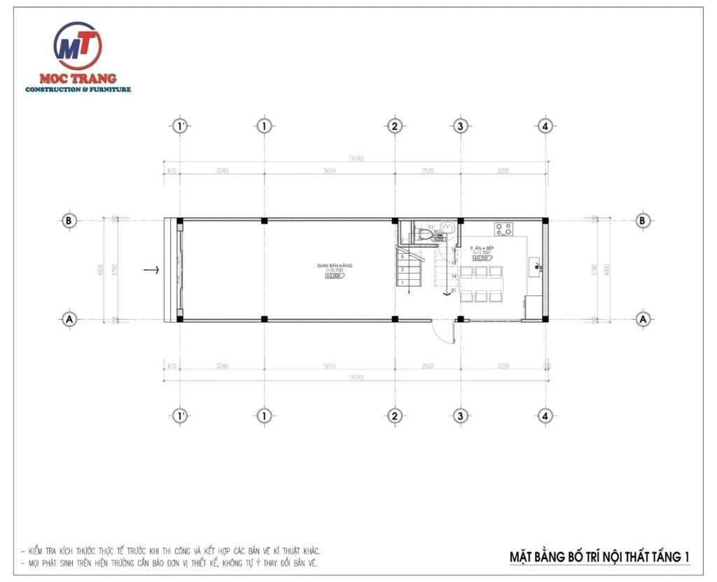bản vẽ nhà phố 3 tầng 4x15m