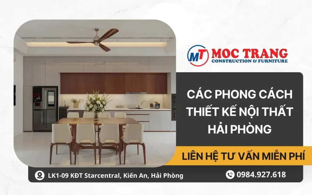 Các Phong Cách Thiết Kế Nội Thất