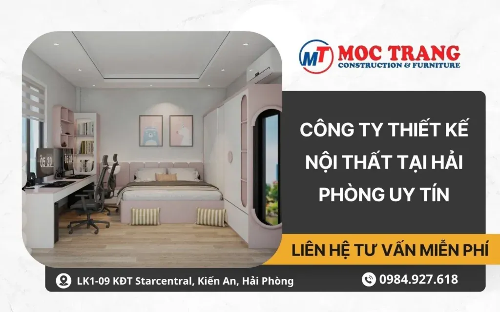 công ty thiết kế nội thất tại Hải Phòng
