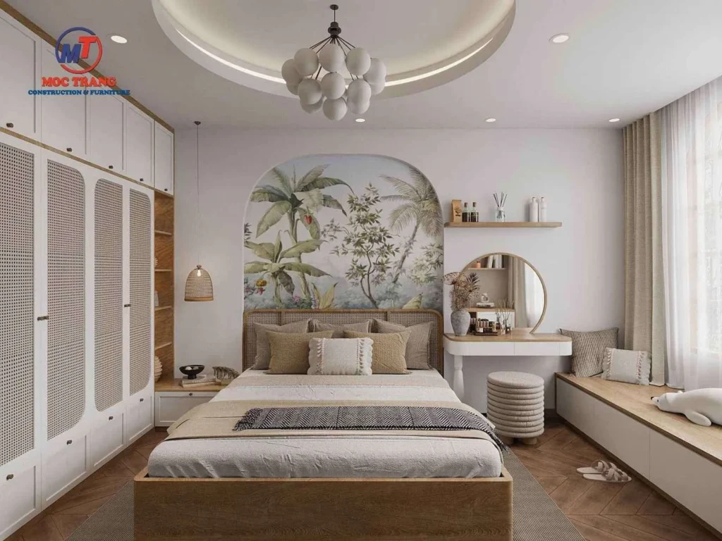 thiết kế phòng ngủ 4 tầng