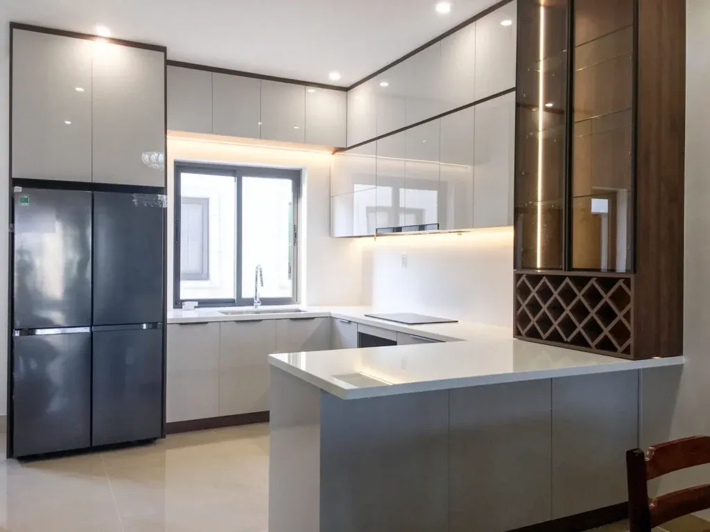 mẫu thiết kế nội thất phòng bếp
