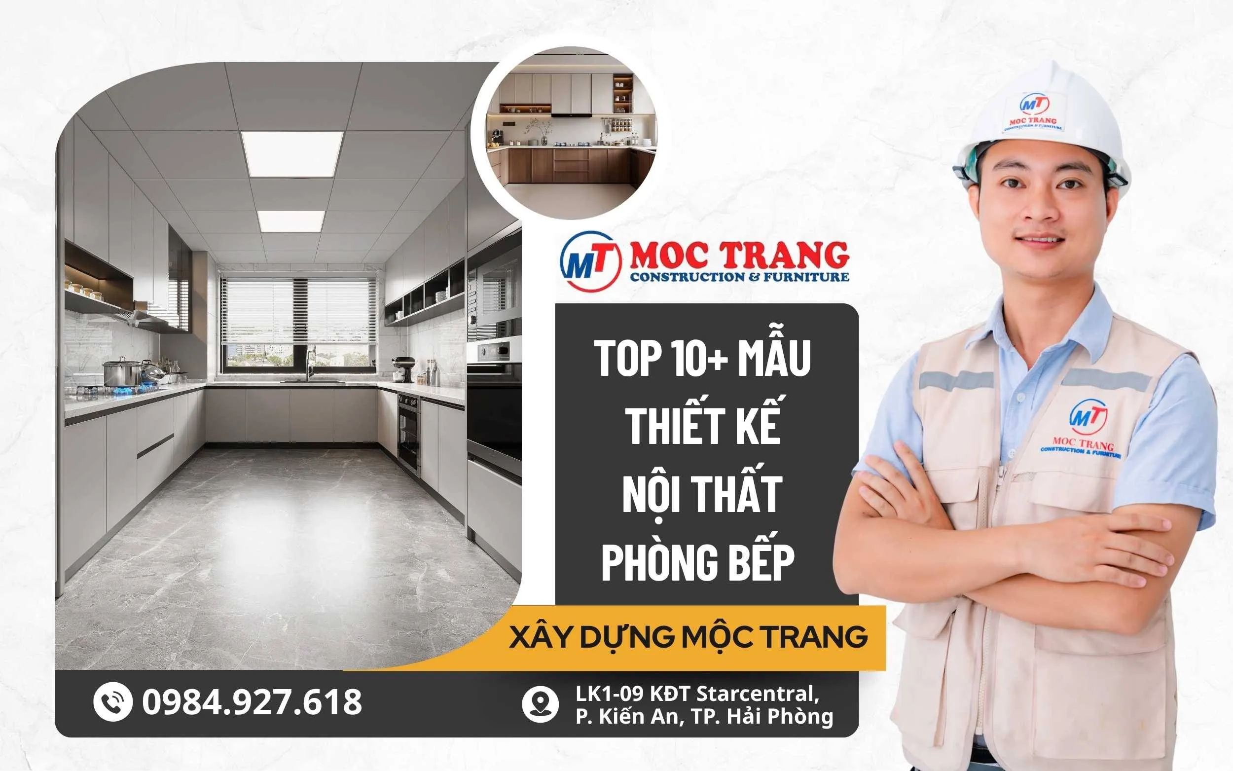 Top 10+ mẫu thiết kế nội thất phòng bếp Hải Phòng đẹp đáng xem 2026