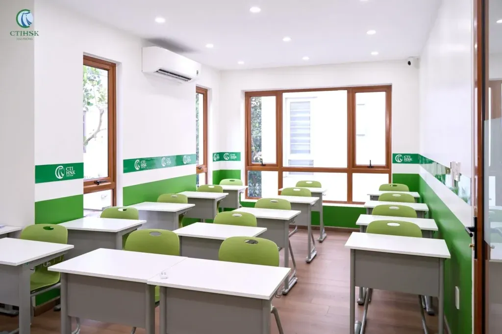 thiết kế nội thất trung tâm ngoại ngữ