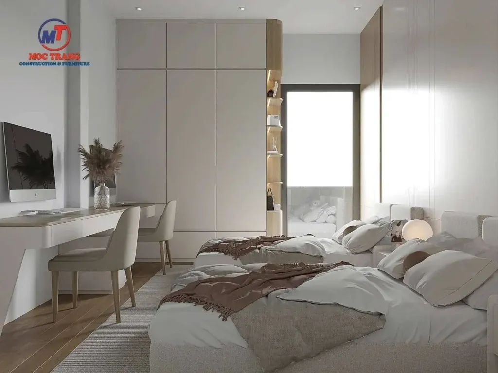 thiết kế phòng ngủ 30m2