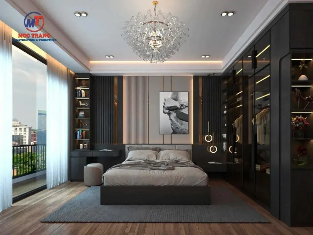 thiết kế phòng ngủ 30m2