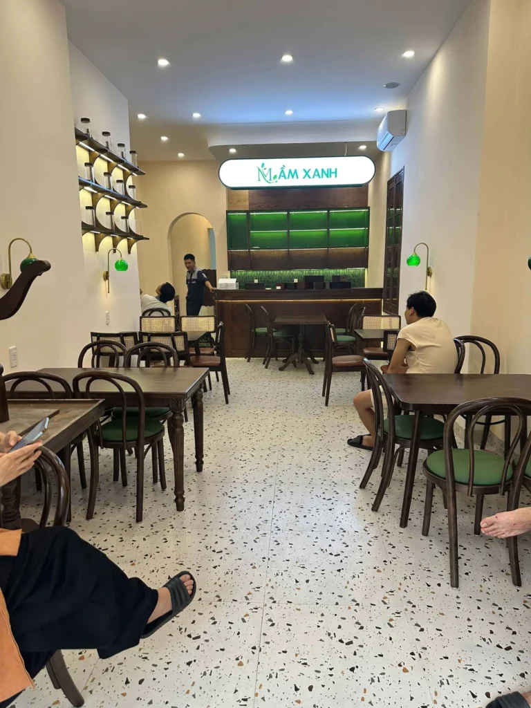 thiết kế thi công cải tạo quán mầm xanh
