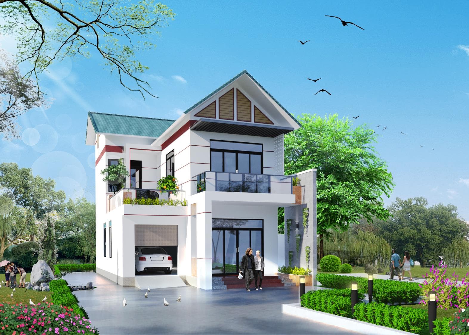 Nhà ống 2 tầng 5x15 là gì?