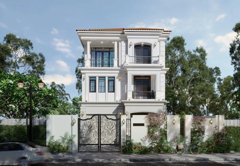 Mặt tiền biệt thự