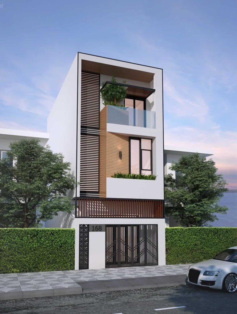 Các mẫu nhà ống 3 tầng tối ưu diện tích hiệu quả