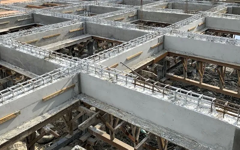 Dầm móng bê tông cốt thép