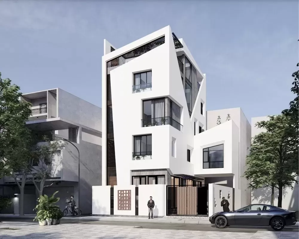 Đặc điểm mẫu nhà 5 tầng có thang máy là gì?