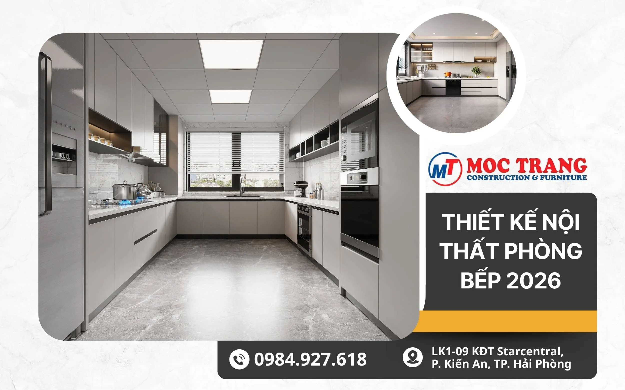 mẫu thiết kế nội thất phòng bếp