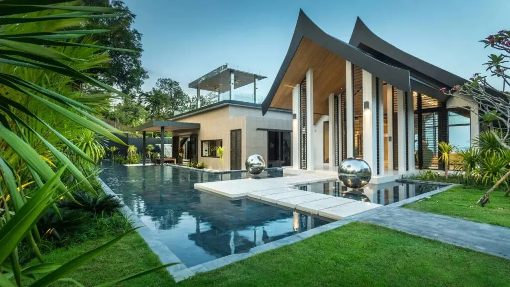 Mẫu nhà cấp 4 với 4 phòng ngủ phong cách sang trọng