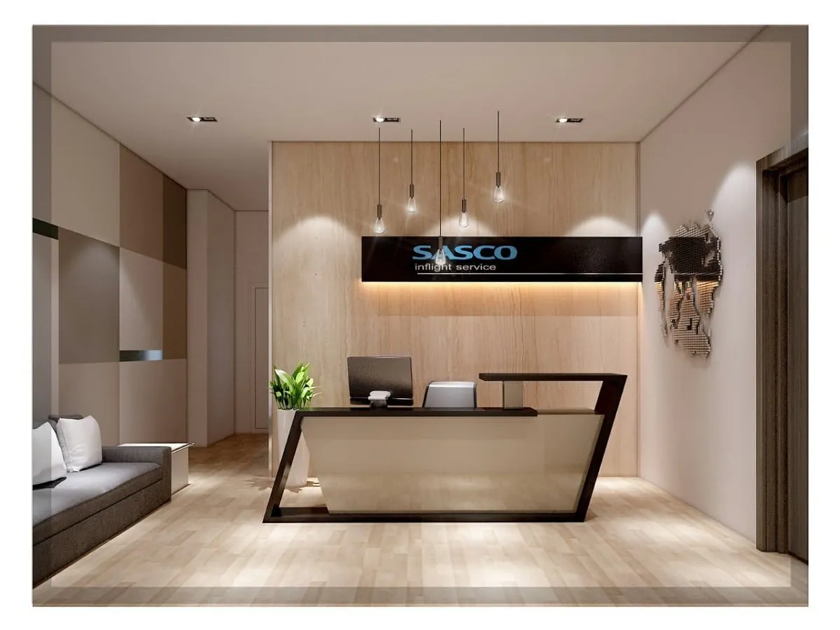 Thiết kế và thi công nội thất khu vực lễ tân