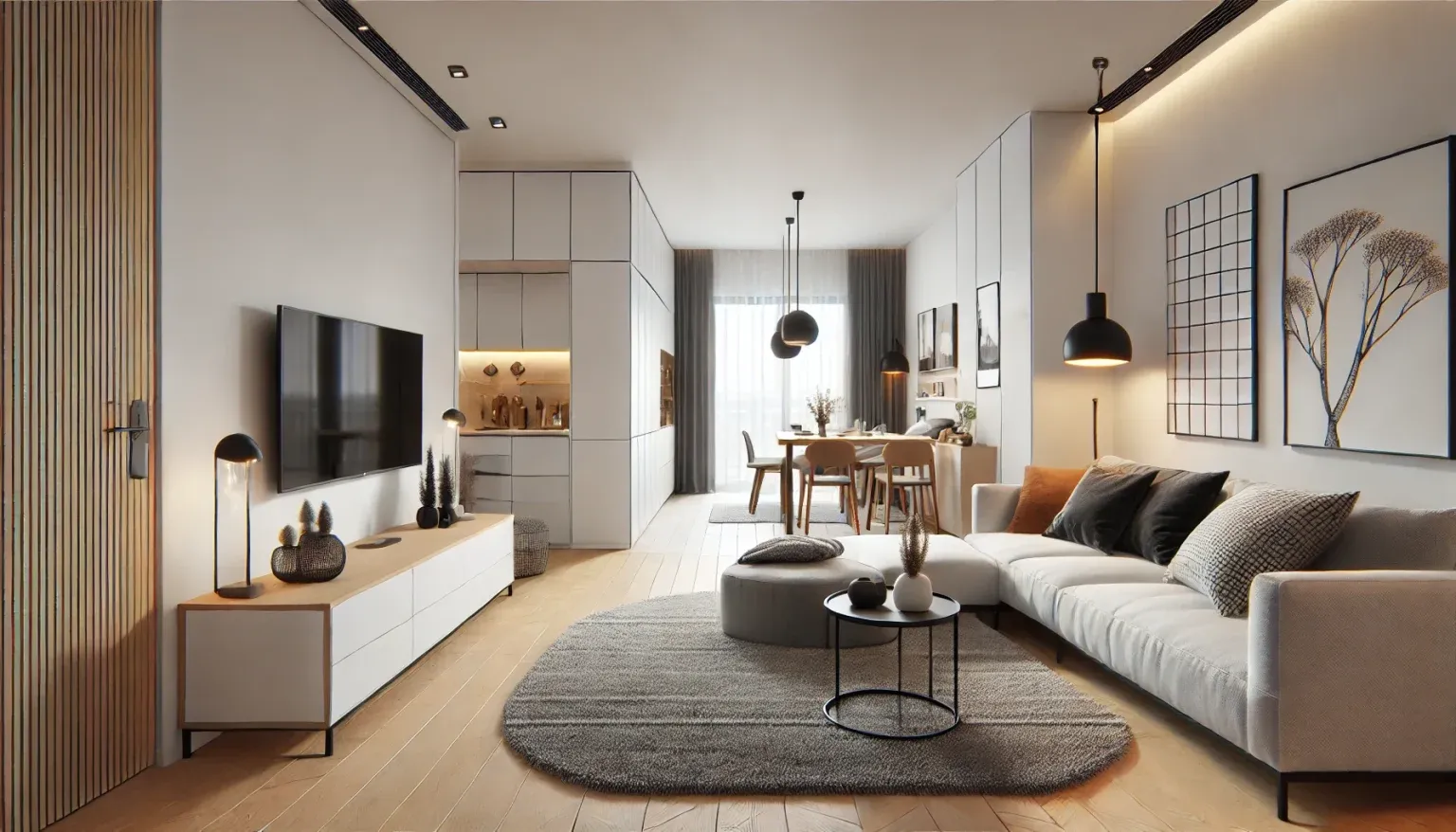 Đặc điểm nổi bật của mẫu thiết kế nội thất chung cư 60m2