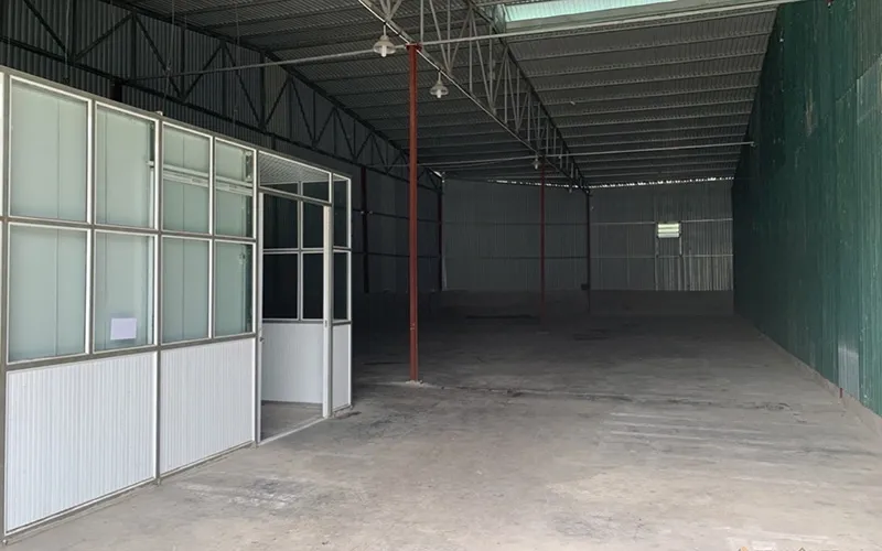 Mẫu nhà xưởng thép tiền chế 100m2