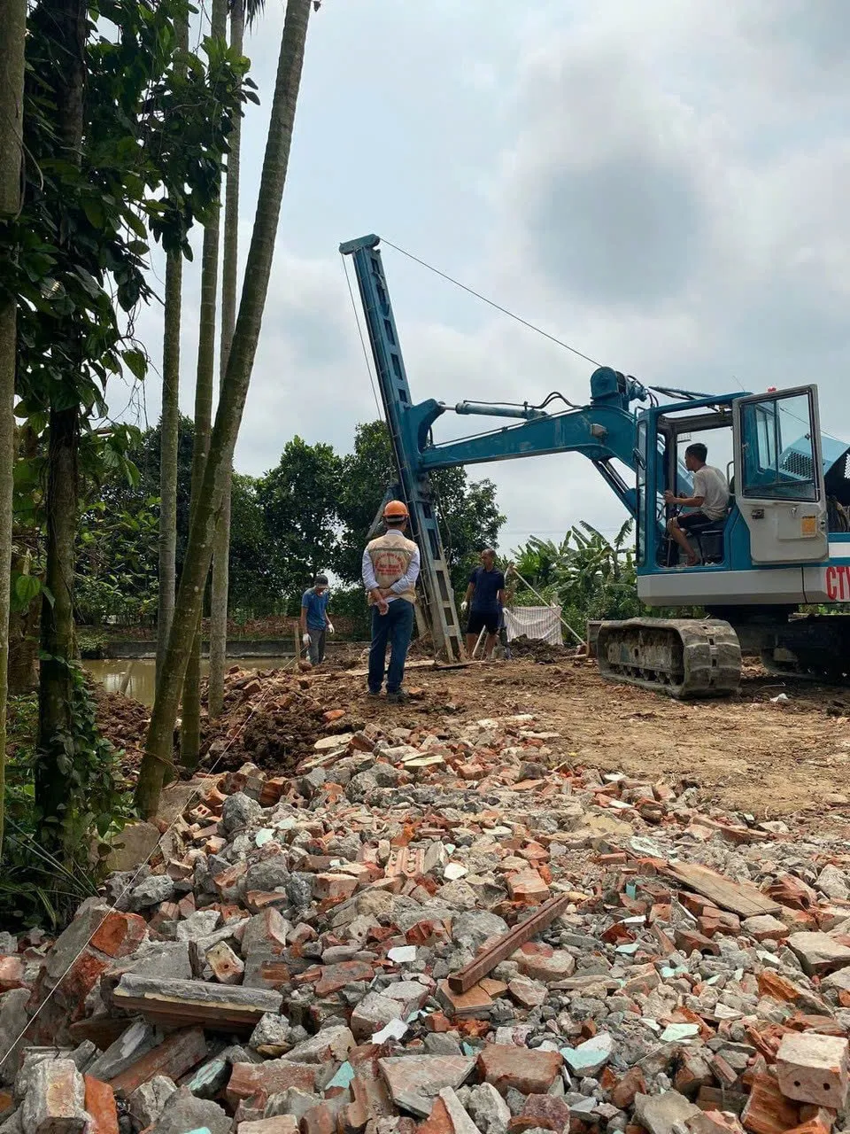 Công tác hạ ống chống (Casing) trước khi khoan