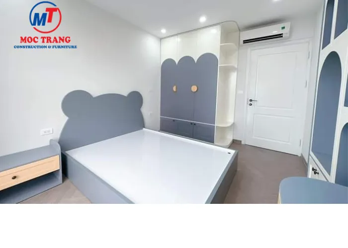 Phòng ngủ bé gái nhà lô phố 3 tầng