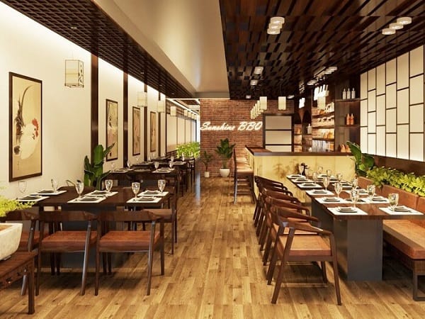thiết kế thi công nhà hàng